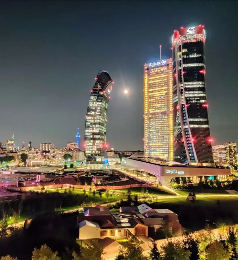 Апартаменты Bnbutler - Flavio Gioia, 5 - Appartamento Con Vista, Citylife Милан